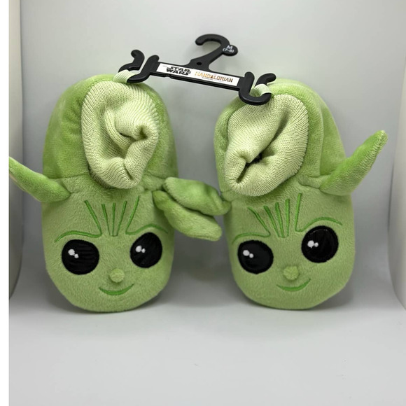 Star Wars Other - Disney Star Wars Grogu Baby Yoda Slippers Toddler Size 7-8 The Mandalorian